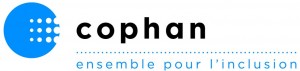 Logo - COPHAN avec slogan : ensemble pour l'inclusion