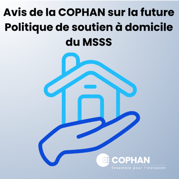 Montage infographique sur l'avis de la COPHAN