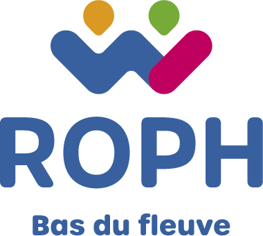 Logo de ROPH Regroupement des organismes de personnes handicapées du Bas du fleuve