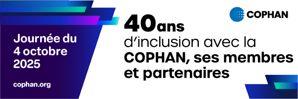 Journée du 4 octobre 2025. 40 ans d'inclusion avec la COPHAN, ses membres et partenaires.