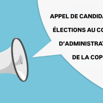 Appel de candidatures COPHAIN – élections au conseil d'administration, 10 postes à pourvoir, date limite 2 juin 2026