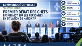 Premier débat des chefs : pas un mot sur les personnes en situation de handicap - actualité COPHAIN