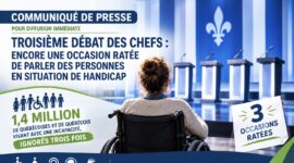 Troisième débat des chefs : encore une occasion ratée de parler des personnes en situation de handicap - actualité COPHAIN