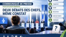 Deux débats des chefs, même constat - actualité COPHAIN